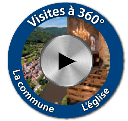 Visitez chamalieres sur loire vue du ciel ainsi que l'église Saint-Gilles à 360 degrés