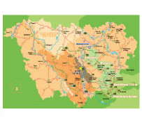 carte de Haute Loire