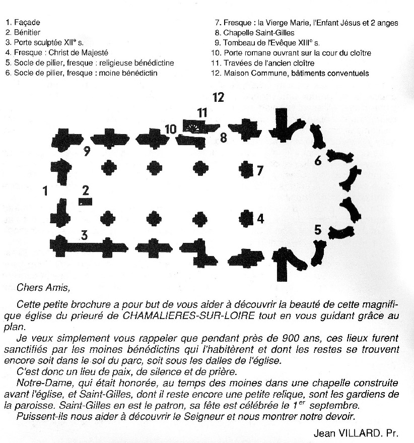 plan de l'église